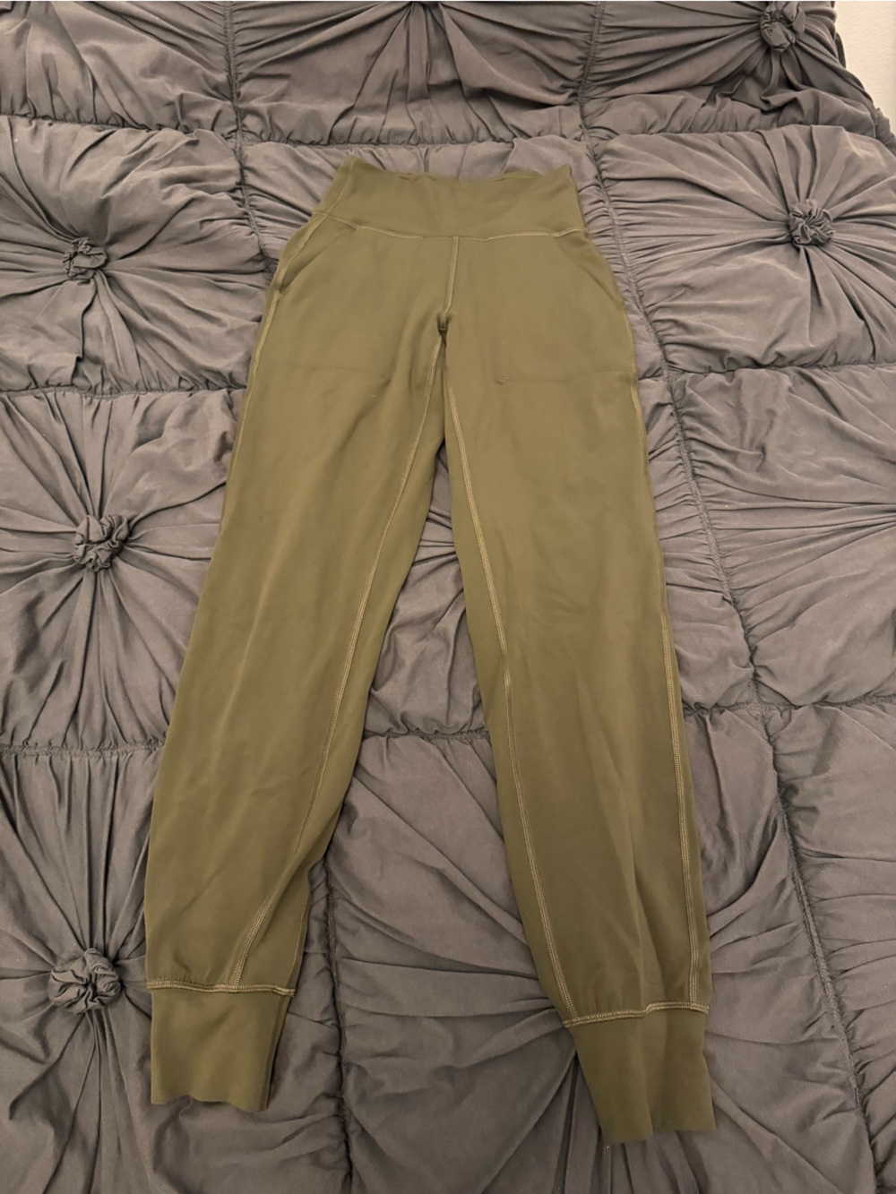lululemon align joggers size 2 forrest green - Picture 2 of 2